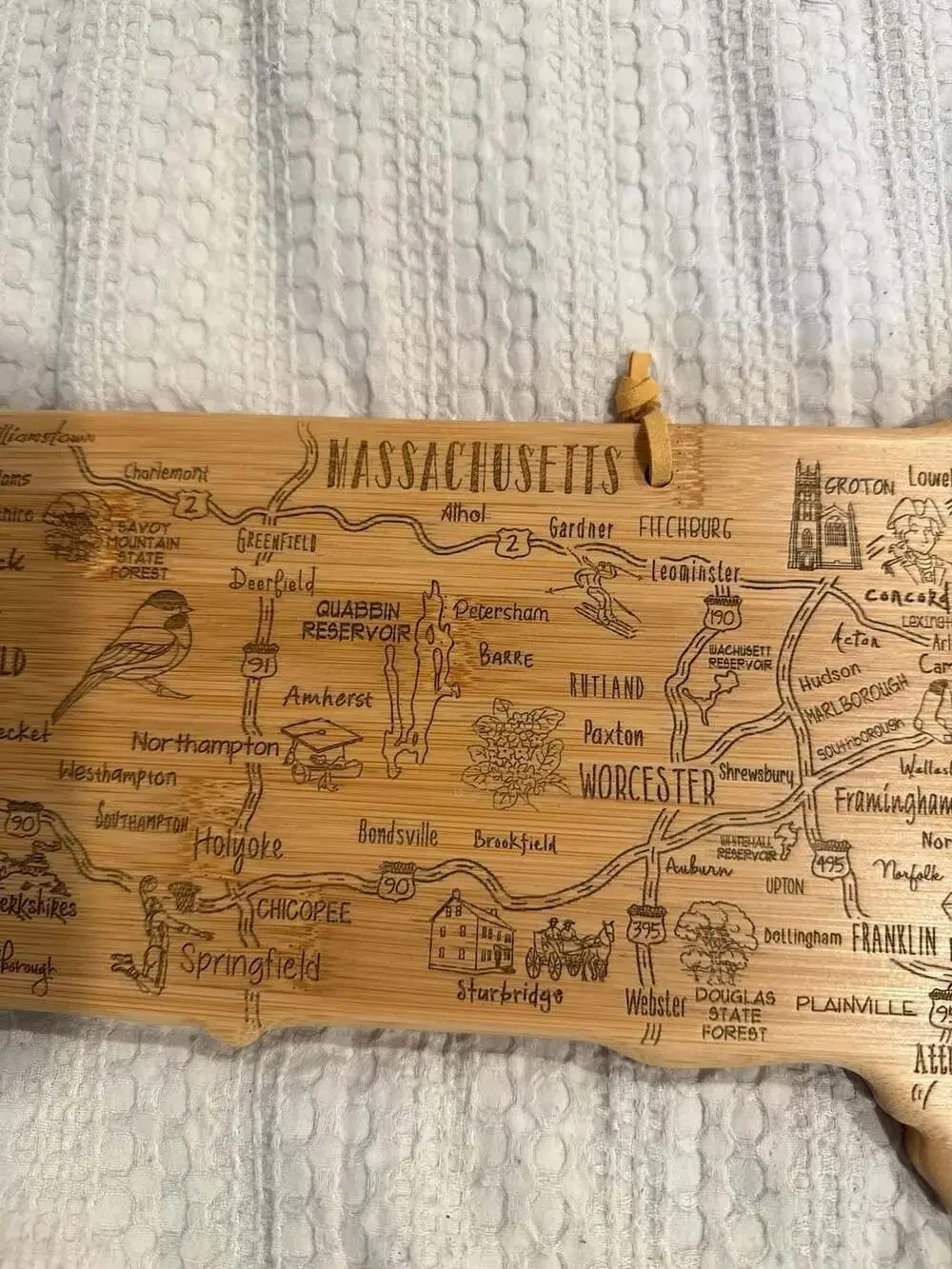 Destination Massachusetts Cutting Board ,